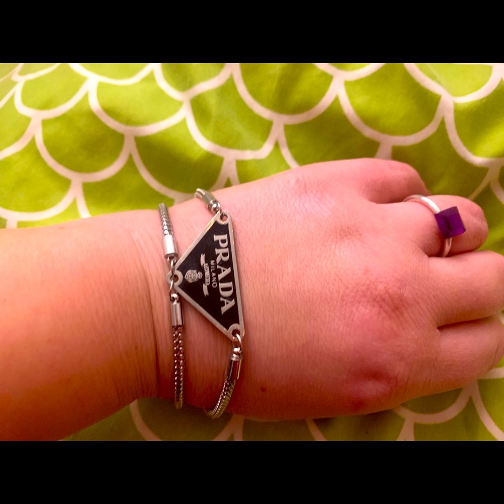Silver Prada Bracelet